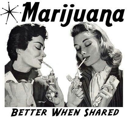 Marijuana better when shared
